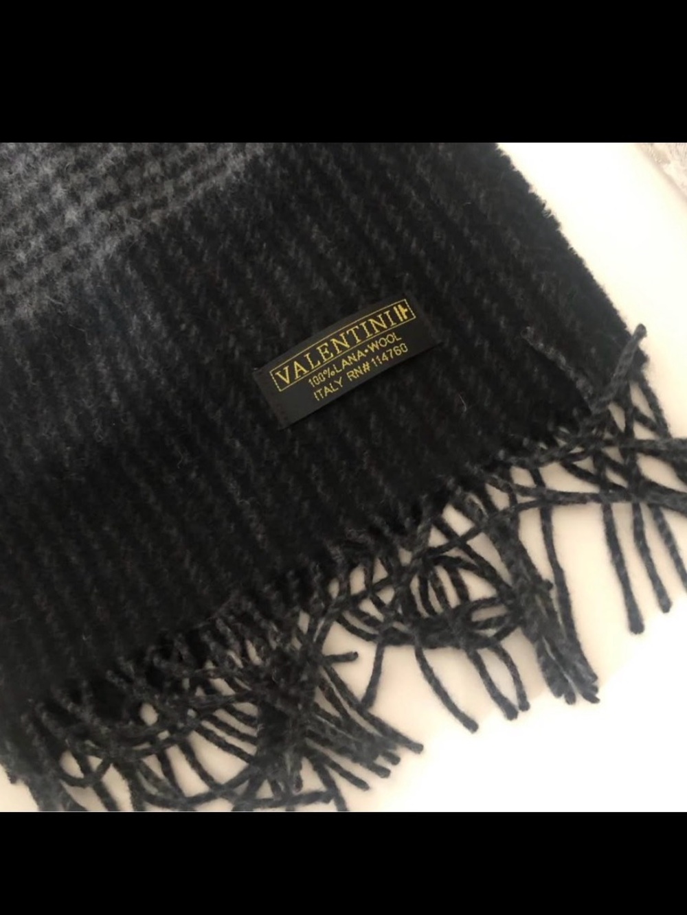 100% Wool Imported Italy Scarf Valentini